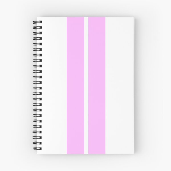 Item preview, Dual Racing Stripes - Small Gap (Pink on White) designed and sold by Racing Stripes Only.