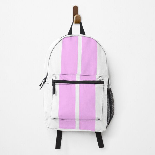 Item preview, Dual Racing Stripes - Small Gap (Pink on White) designed and sold by Racing Stripes Only.