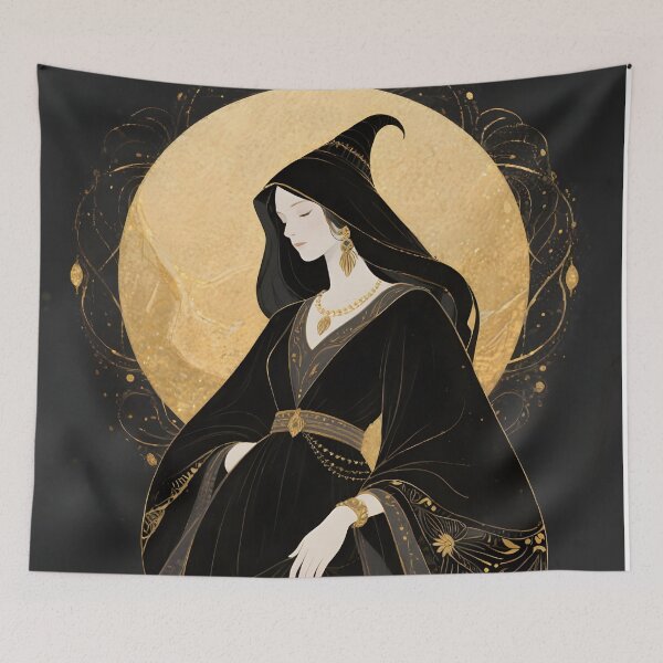 Item preview, Halloween Samhain Witch Autumn Art Deco designed and sold by SoniaSarkali.