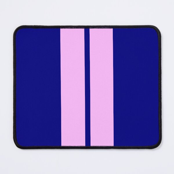 Item preview, Dual Racing Stripes - Small Gap (Pink on Navy Blue) designed and sold by Racing Stripes Only.