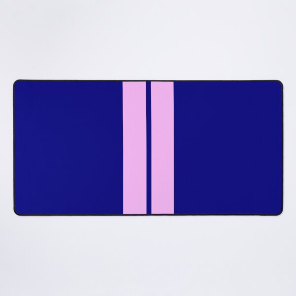 Item preview, Dual Racing Stripes - Small Gap (Pink on Navy Blue) designed and sold by Racing Stripes Only.