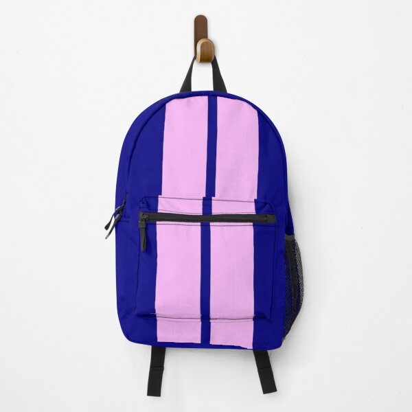 Item preview, Dual Racing Stripes - Small Gap (Pink on Navy Blue) designed and sold by Racing Stripes Only.