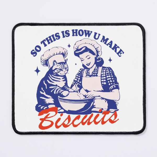Item preview, So This Is How You Make Biscuits – Funny Cat Baking Vintage designed and sold by MAGICKEY2024.