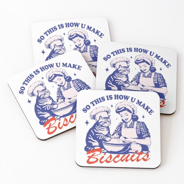 Item preview, So This Is How You Make Biscuits – Funny Cat Baking Vintage designed and sold by MAGICKEY2024.