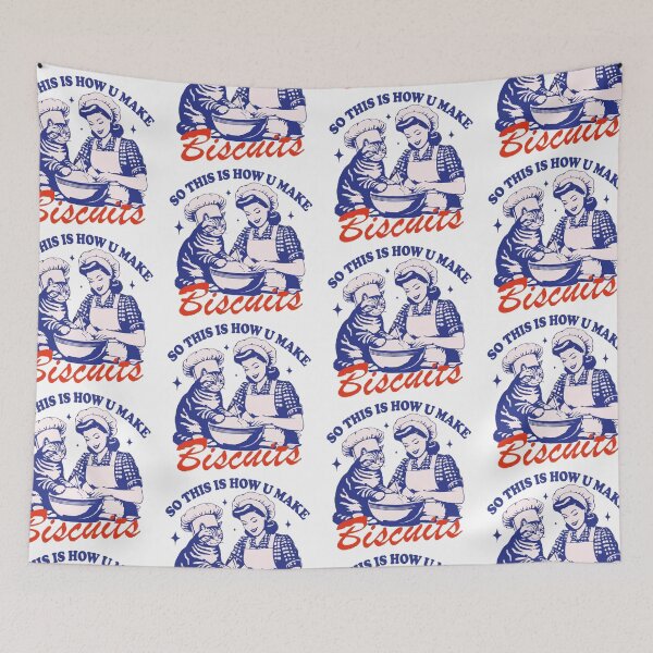 Item preview, So This Is How You Make Biscuits – Funny Cat Baking Vintage designed and sold by MAGICKEY2024.