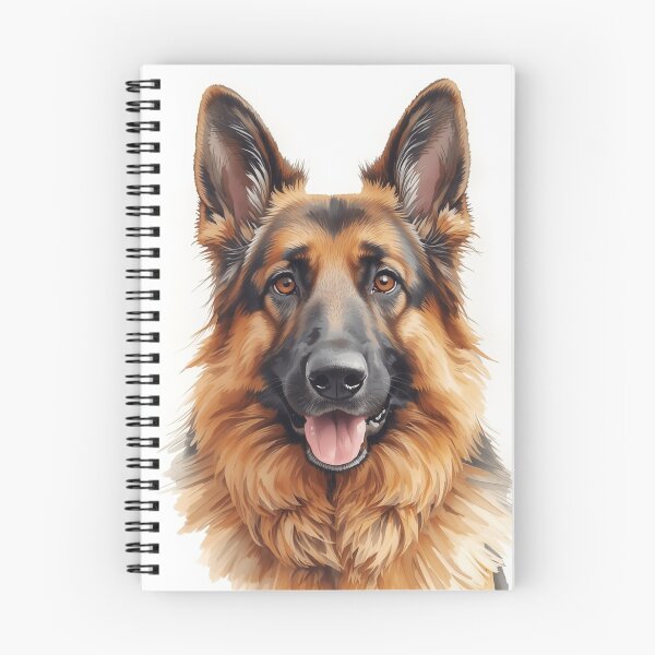 Item preview, Gentle Guardian – Watercolor German Shepherd Portrait designed and sold by CracStudio.