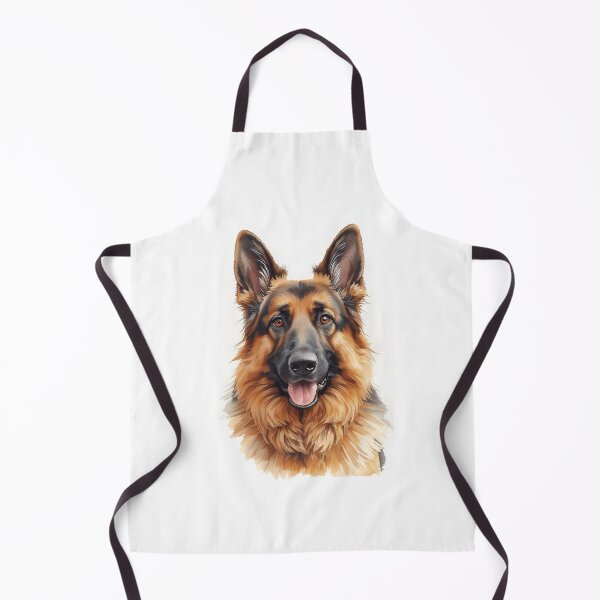 Item preview, Gentle Guardian – Watercolor German Shepherd Portrait designed and sold by CracStudio.