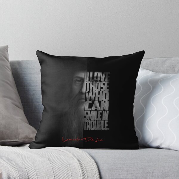 Item preview, Leonardo da Vinci – Monochrome Portrait Typography Artwork designed and sold by Enea Kelo.