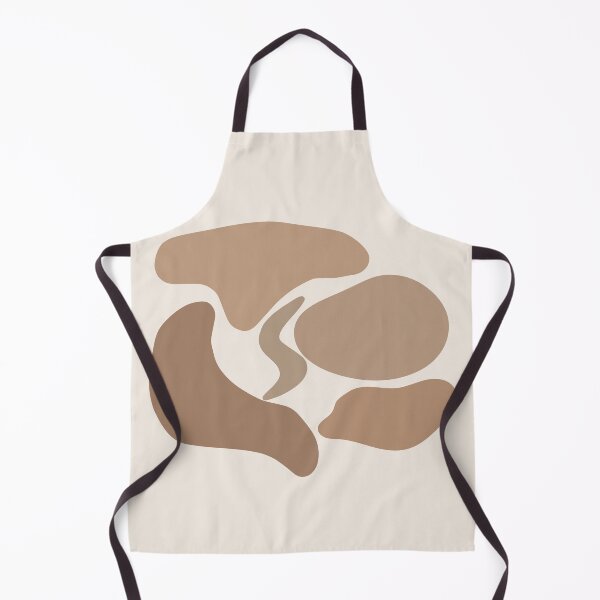 Item preview, Neutral Beige and Taupe Organic Shapes Abstract Art designed and sold by NiceDigital.