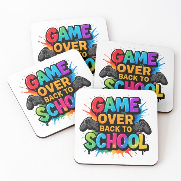 Item preview, Game over, back to school. designed and sold by JonysCreativeDesigns.