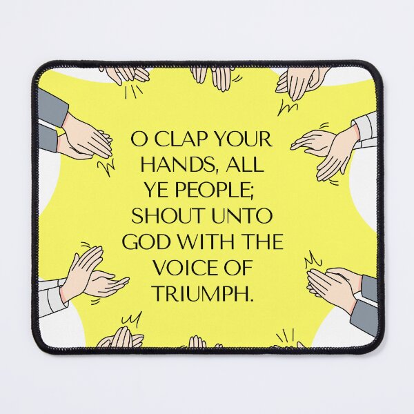 Item preview, Psalm 47:1 designed and sold by Undonemadenew.