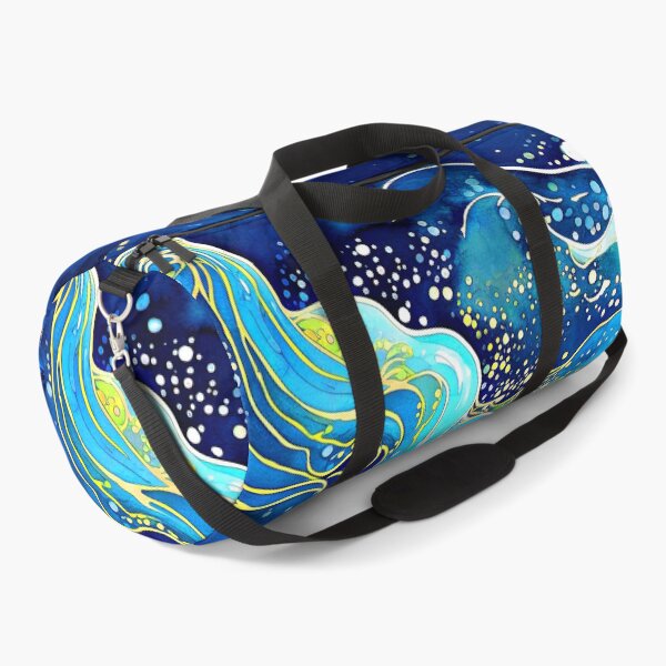 Item preview, Asian-Inspired Blue Ocean Waves Abstract Design Art designed and sold by DEC02.