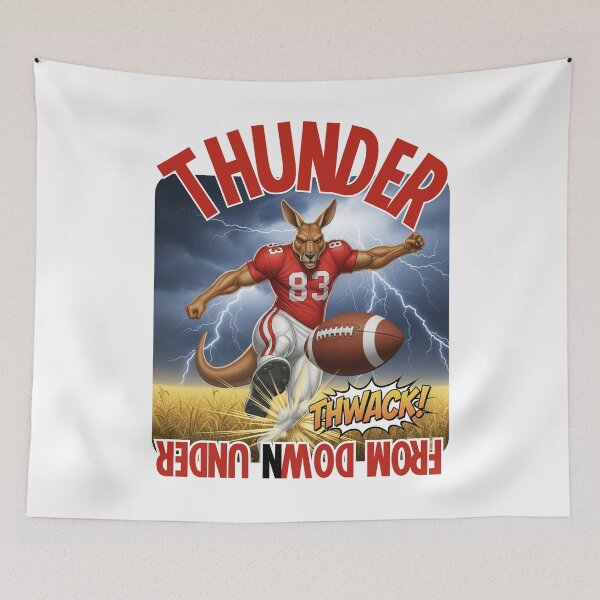 Item preview, Aussie punter corn: Thunder from down under designed and sold by Pop, Culture and Stuff.