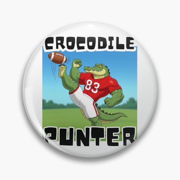Item preview, Crocodile punter designed and sold by Pop, Culture and Stuff.