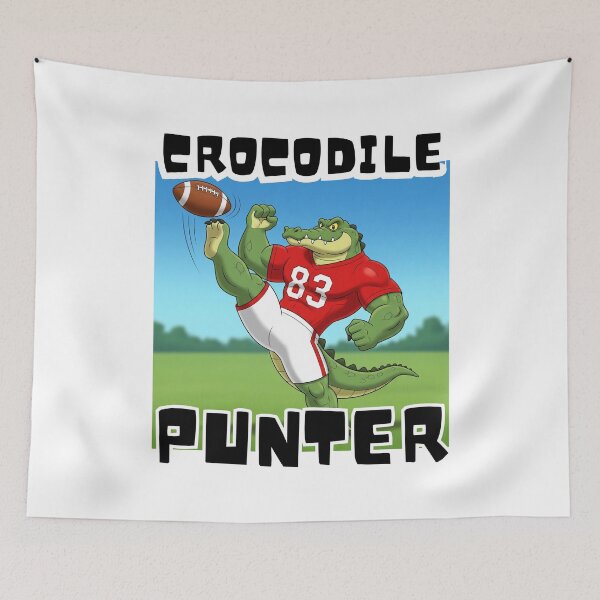 Item preview, Crocodile punter designed and sold by Pop, Culture and Stuff.