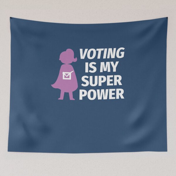 Item preview, Voting is My Superpower 2018 Elections funny shirt designed and sold by StowShirts.