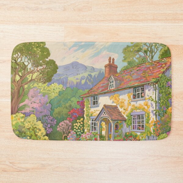 Item preview, Enchanted English Cottage and Magic Flowers designed and sold by SoniaSarkali.