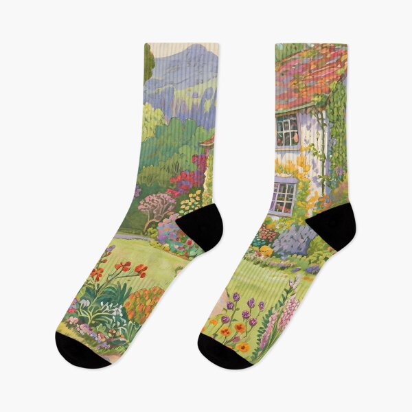 Item preview, Enchanted English Cottage and Magic Flowers designed and sold by SoniaSarkali.