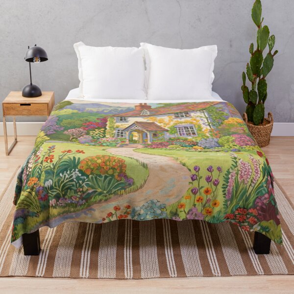 Item preview, Enchanted English Cottage and Magic Flowers designed and sold by SoniaSarkali.