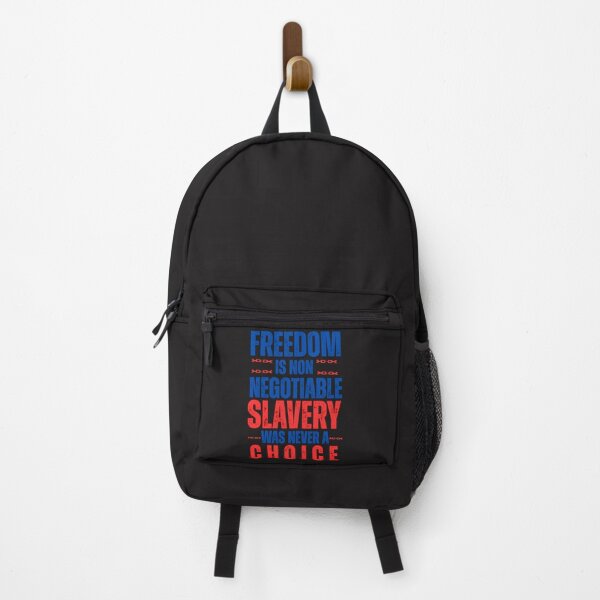 Item preview, Freedom Is Non Negotiable: Slavery Was Never A Choice Statement Typography designed and sold by elynne9.