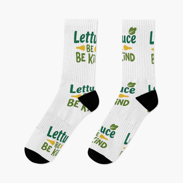 Item preview, Lettuce Be Kind Pun Typography designed and sold by ZionzRoyalty.