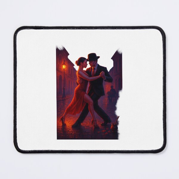 Item preview, Passionate Neon Tango Dance in Buenos Aires – Baile de Tango Neón Apasionado en Buenos Aires designed and sold by Aucia.