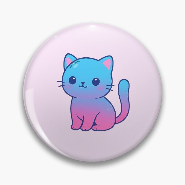 Item preview, Galaxy Gradient Kawaii Cat!❤️❤️❤️  designed and sold by WeLoveCatss.