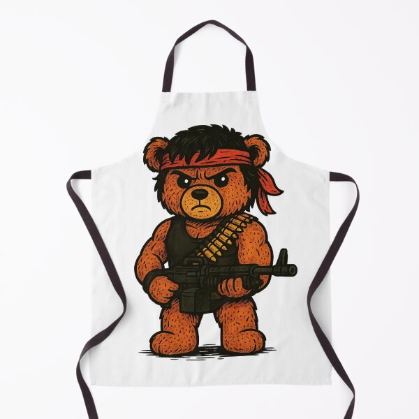 Item preview, Commando Teddy Bear – Action Warrior designed and sold by IronicSmiles.