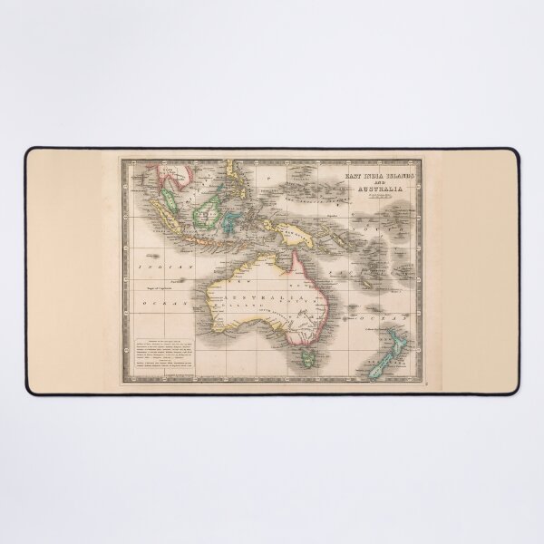 Item preview, Antique Map of East India and Australia designed and sold by PetsArt.