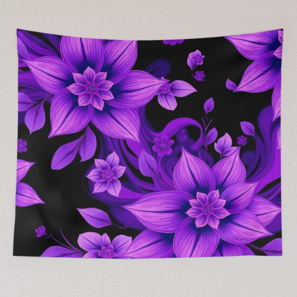 Item preview, Purple Blossom Extravaganza designed and sold by VisionGalaxyDesigns.