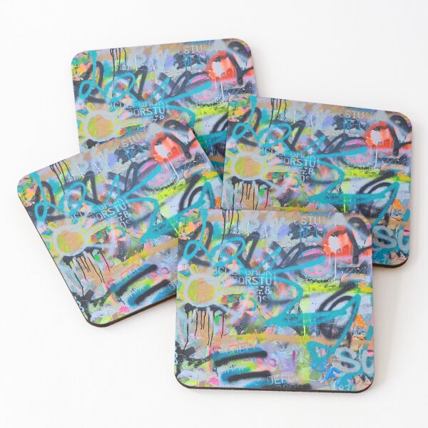 Item preview, Colorful Abstract Grunge Graffiti Original Artwork designed and sold by jkalani.
