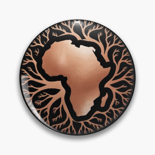 Item preview, Africa of Map Tree Root Art Print  designed and sold by Africa My Tribe.