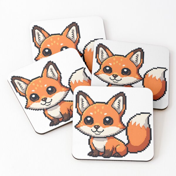 Item preview, Cute Pixel Art Fox designed and sold by dionisoldschool .