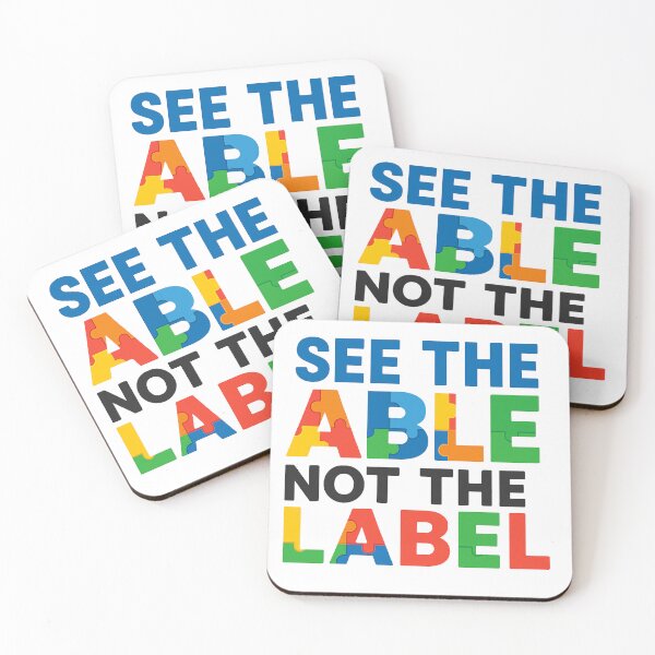 Item preview, See the Able Not the Label Puzzle Design designed and sold by paververisgroup.