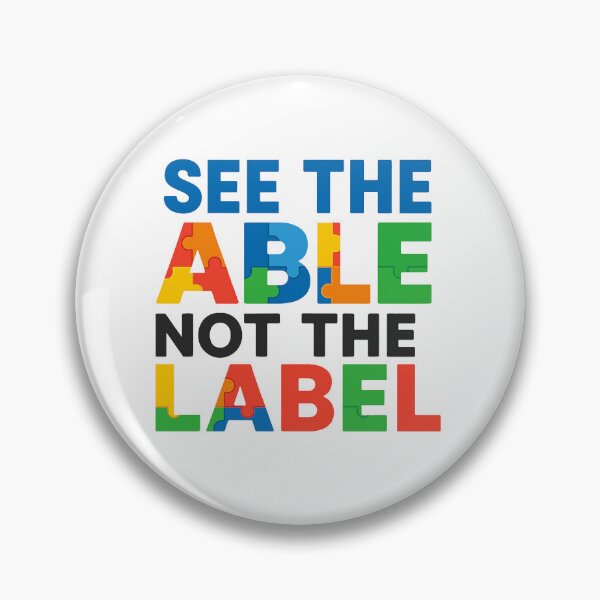 Item preview, See the Able Not the Label Puzzle Design designed and sold by paververisgroup.