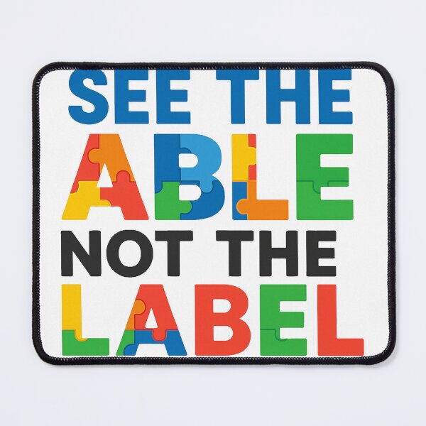 Item preview, See the Able Not the Label Puzzle Design designed and sold by paververisgroup.