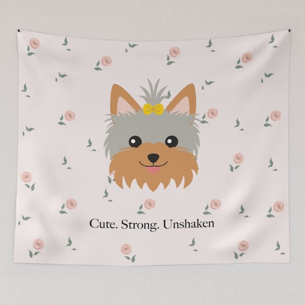 Item preview, Yorkie Art – Fierce Spirit designed and sold by Pawe®_PawrontoPrints.