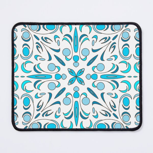 Item preview, Turquoise on White - Seamless Pattern Design  designed and sold by MaritzaGoodIdea.