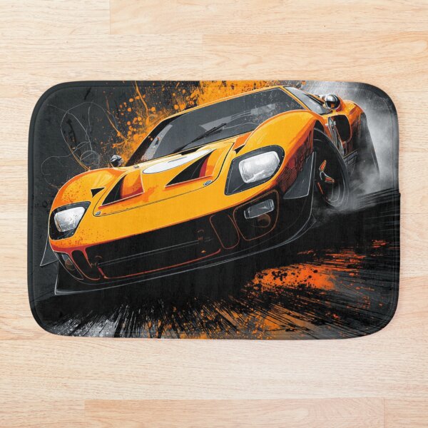 Aperçu de l'œuvre Ford GT40 Legends – Voitures de course vintage pour t-shirts créée et vendue par DriveInDesign.