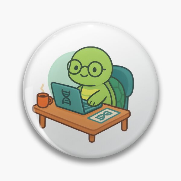 Item preview, Cute Bioinformatics Turtle designed and sold by Petter01.