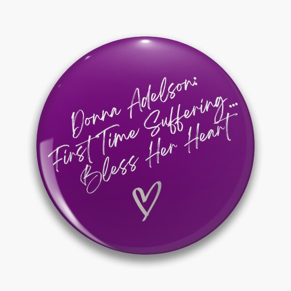 Item preview, "Donna Adelson: First Time Suffering… Bless Her Heart" – Funny True Crime Trial Design designed and sold by CloverBend.