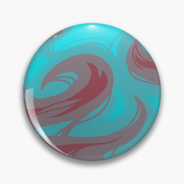 Item preview, blue and red waves messy colored designed and sold by Nethswork.