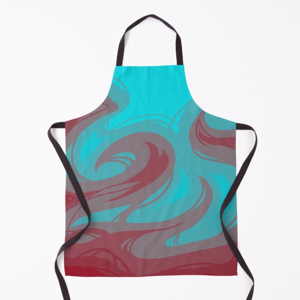 Item preview, blue and red waves messy colored designed and sold by Nethswork.
