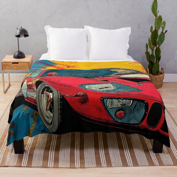 Artikelvorschau, Ford GT40 Legends – Vintage-Rennwagenkunst für T-Shirts entworfen und verkauft von DriveInDesign.