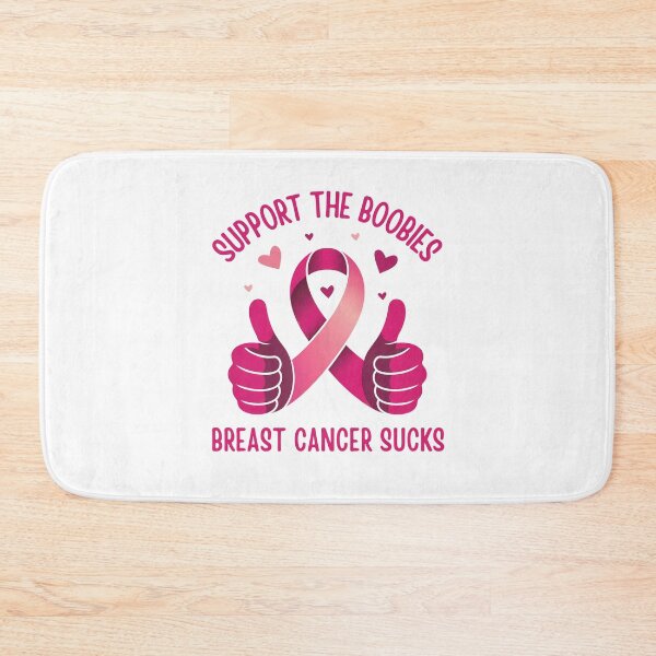 Item preview, Support The Boobies, Pink Ribbon Thumbs Up: Breast Cancer Awareness Humor designed and sold by elynne9.
