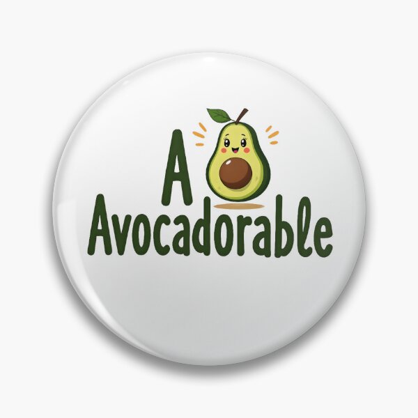 Item preview, Avocadorable Cute Avocado Pun Design designed and sold by ZionzRoyalty.