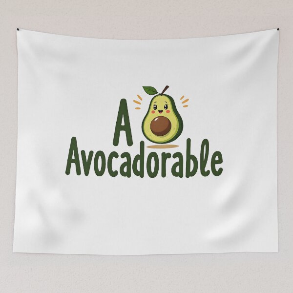 Item preview, Avocadorable Cute Avocado Pun Design designed and sold by ZionzRoyalty.