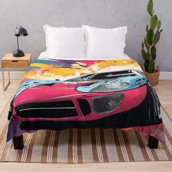 Artikelvorschau, Ford GT40 Legends – Vintage-Rennwagenkunst für T-Shirts entworfen und verkauft von DriveInDesign.