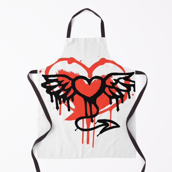 Item preview, Heart with Wings in Modern Graffiti Style designed and sold by Jen-stuffs.