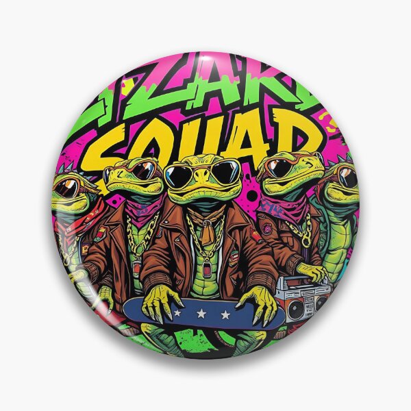 Item preview, Lizard Squad: Funny Cool Reptile Gang T-Shirt designed and sold by FREELANIX.